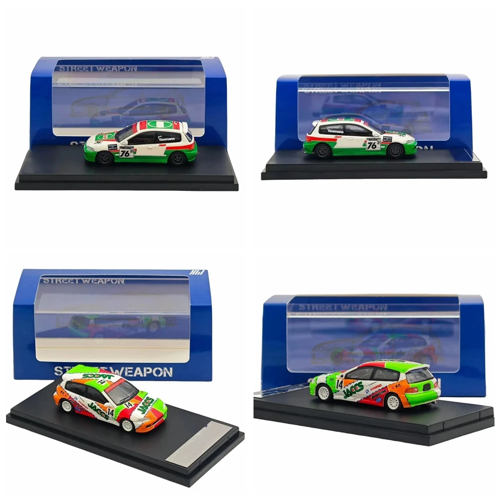 SW 1:64 Scale for Civic EG6 JACCS Livery #14L Diecast Model Limited 499 Collectible Car Toy Vehicle Models
SW 1:64 Scale for Civic EG6 JACCS Livery #14L Diecast Model Limited 499 Collectible Car Toy Vehicle Models