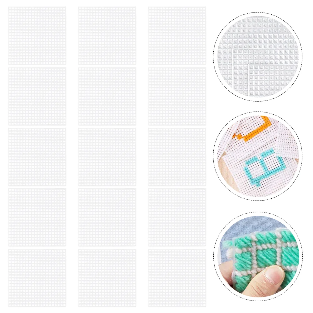 25 Pcs Embroidery Piece Cross Stitch Mesh Bags 8cm Cross-stitch White DIY Material
25 Pcs Embroidery Piece Cross Stitch Mesh Bags 8cm Cross-stitch White DIY Material