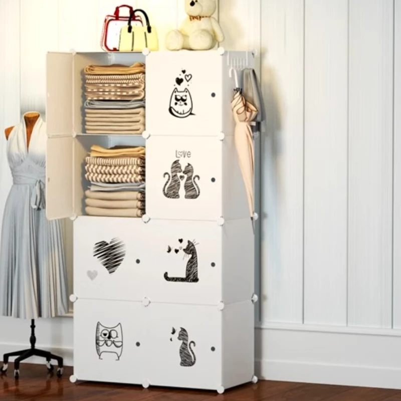 Organizer Cupboard Wardrobe Storage Plastic Modular Clothes Simple Wardrobe Partitions Filing Cheap Guarda Roupa Home Furniture
Organizer Cupboard Wardrobe Storage Plastic Modular Clothes Simple Wardrobe Partitions Filing Cheap Guarda Roupa Home Furniture