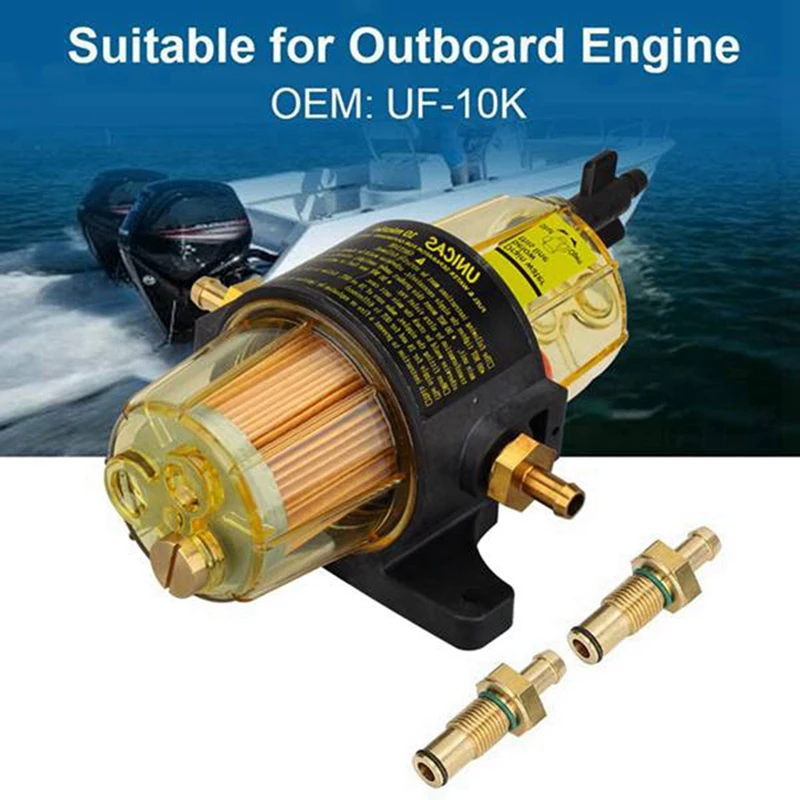 9PCS UF-10K Fuel Filter Fuel Water Separator Assembly Fuel Filter Assembly For Yamaha Suzuki Tohatsu Mercury Outboard
9PCS UF-10K Fuel Filter Fuel Water Separator Assembly Fuel Filter Assembly For Yamaha Suzuki Tohatsu Mercury Outboard