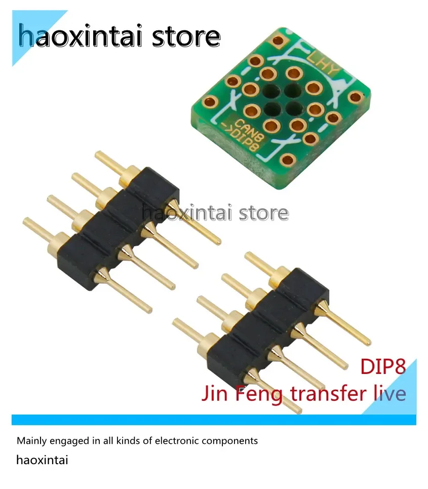 10pcs Gold seal to in-line op amp adapter board FR4 sheet copper immersion gold-plated with Zhengling full gold-plated pin 8P
10pcs Gold seal to in-line op amp adapter board FR4 sheet copper immersion gold-plated with Zhengling full gold-plated pin 8P