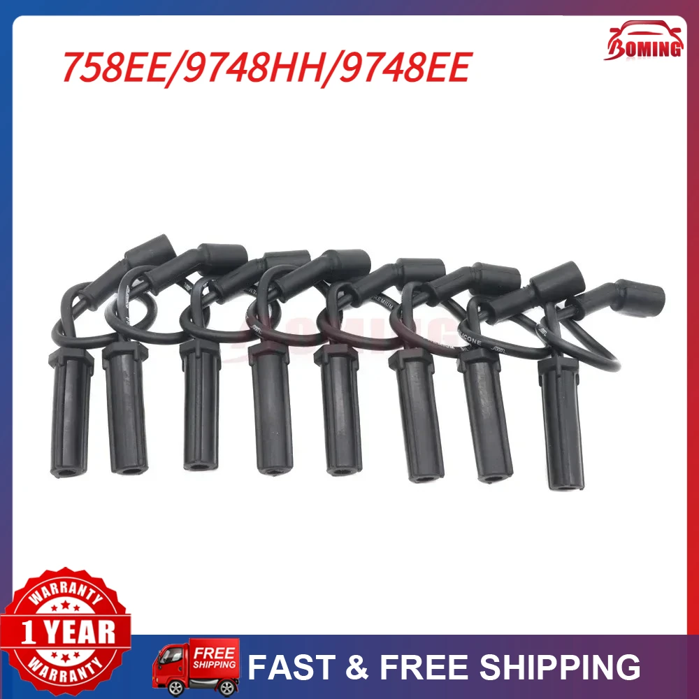 Car Ignition Spark Plug Wire Kit Set Cable 758EE For CHEVROLET AVALANCHE 1500 2002-2006 SILVERADO 1500 1999-2006
Car Ignition Spark Plug Wire Kit Set Cable 758EE For CHEVROLET AVALANCHE 1500 2002-2006 SILVERADO 1500 1999-2006