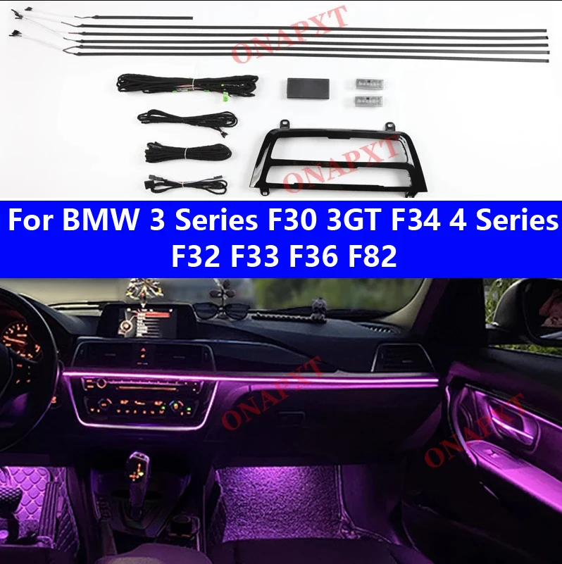 Decorative Ambient Light For BMW 3 Series F30 3GT F34 4 Series F32 F33 F36 F82 Led Door Dashboard Footwell Neon Atmosphere Lamp
Decorative Ambient Light For BMW 3 Series F30 3GT F34 4 Series F32 F33 F36 F82 Led Door Dashboard Footwell Neon Atmosphere Lamp