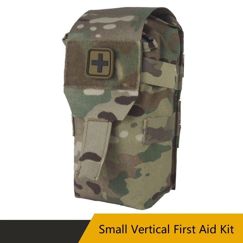 Outdoor Tactical First Aid Kit, Small Vertical Camouflage, Adapt to Various Equipment with MOLLE System
Outdoor Tactical First Aid Kit, Small Vertical Camouflage, Adapt to Various Equipment with MOLLE System