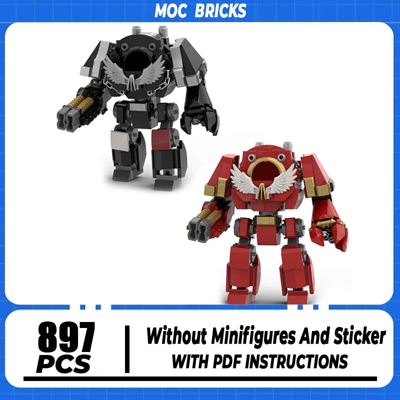 Hammer Battle Angel Mech Moc Building Bricks Technology Popular Games Model Modular Blocks Gift Christmas Toys DIY Sets Assembly
Hammer Battle Angel Mech Moc Building Bricks Technology Popular Games Model Modular Blocks Gift Christmas Toys DIY Sets Assembly