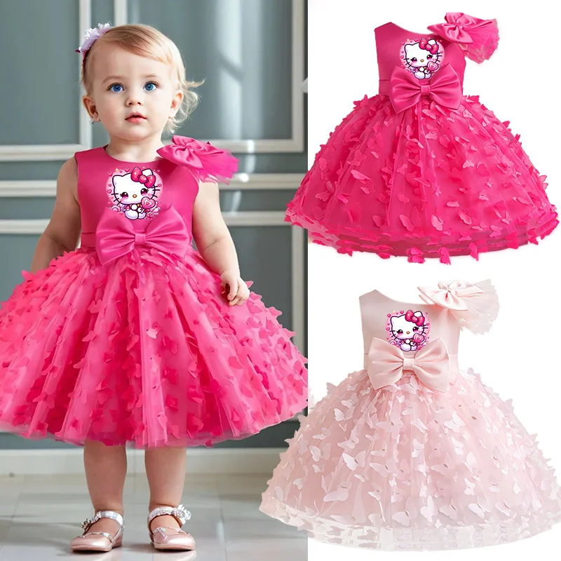 Hello Kitty Girl Party Birthday Princess Dress Kids Butterfly Clothes Dress Outfits Ruffle Sleeve Evening Party Wedding Dress
Hello Kitty Girl Party Birthday Princess Dress Kids Butterfly Clothes Dress Outfits Ruffle Sleeve Evening Party Wedding Dress