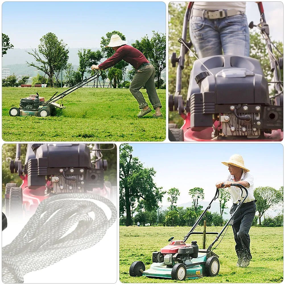 2pcs Lawn Mower Pull Starter H Rope 4X0.4cm Polyester 3m Long Universal Trimmer Engine Starter Replacement Part Accessories
2pcs Lawn Mower Pull Starter H Rope 4X0.4cm Polyester 3m Long Universal Trimmer Engine Starter Replacement Part Accessories