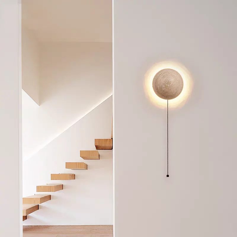 Retro Wabi Sabi Style Decorative Semi-circular Yellow Cave Stone Wall Light LED Hallway Staircase Bedroom Bedside Wall Lamps
Retro Wabi Sabi Style Decorative Semi-circular Yellow Cave Stone Wall Light LED Hallway Staircase Bedroom Bedside Wall Lamps