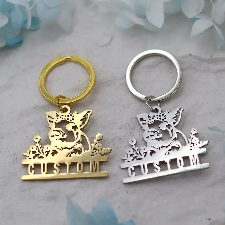 Garden Pig Pendant Personalized Custom Name Holder Stainless Steel Key Ring Women's Jewelry Bag Decor Car Key Ring Jewelry Gifts
Garden Pig Pendant Personalized Custom Name Holder Stainless Steel Key Ring Women's Jewelry Bag Decor Car Key Ring Jewelry Gifts