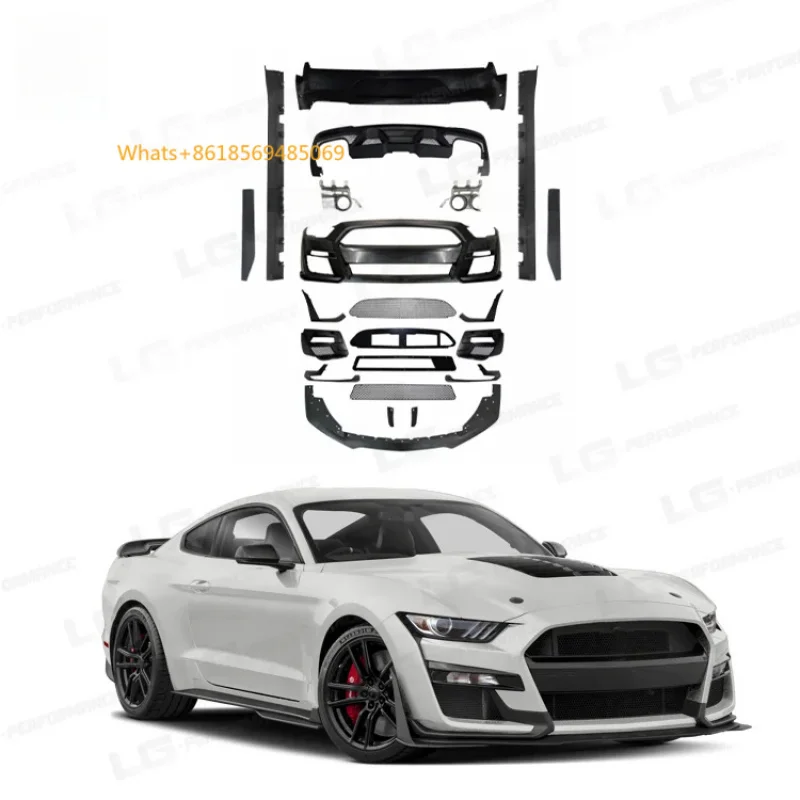 2015-2017 to GT500 Front Bumper Rear Bumper Side Skirts Body kit
2015-2017 to GT500 Front Bumper Rear Bumper Side Skirts Body kit