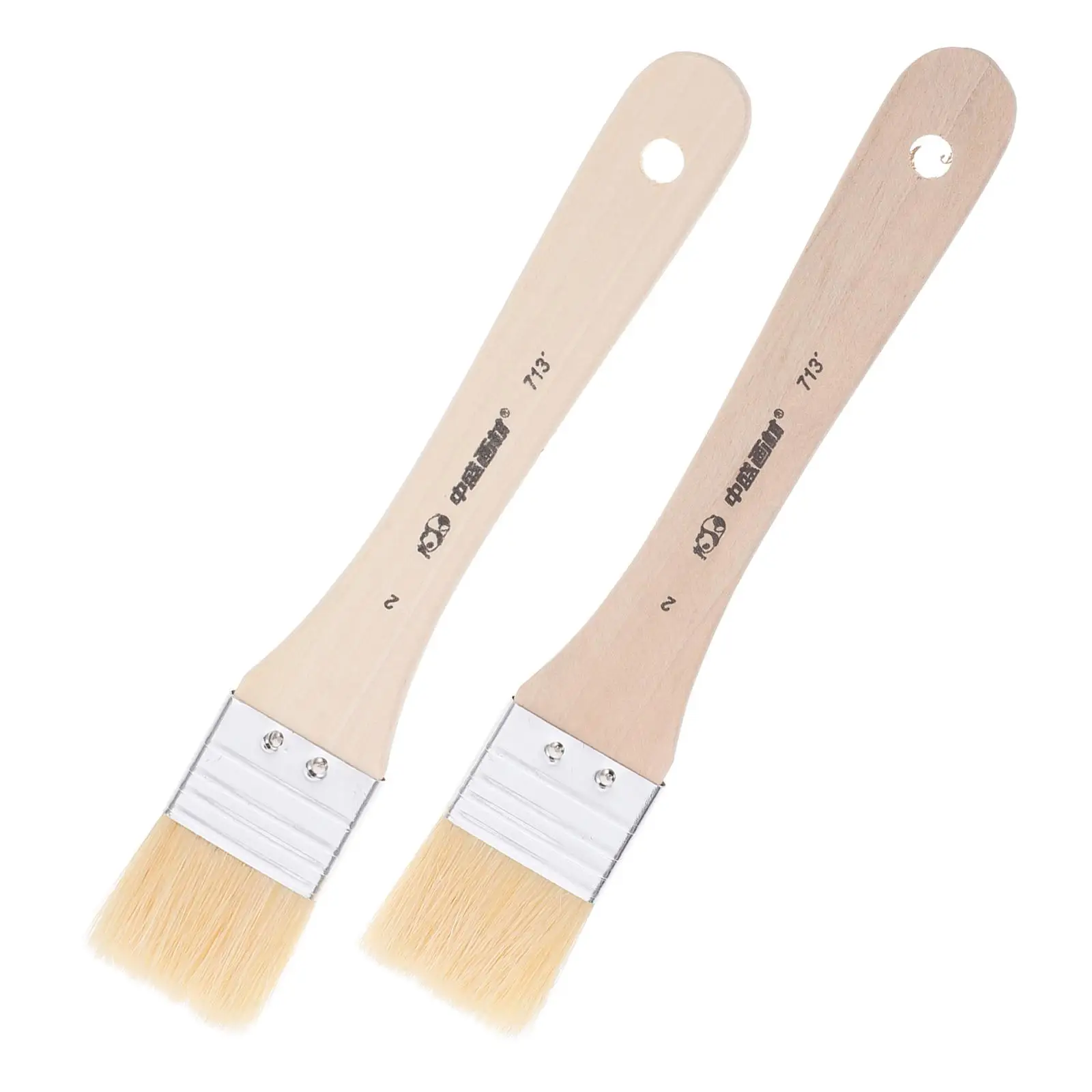 Oil Painting Brush Set 2 Pcs Premium Boar Bristle Large Size Wooden Handle Artists Paintbrushes Bamboo Student
Oil Painting Brush Set 2 Pcs Premium Boar Bristle Large Size Wooden Handle Artists Paintbrushes Bamboo Student