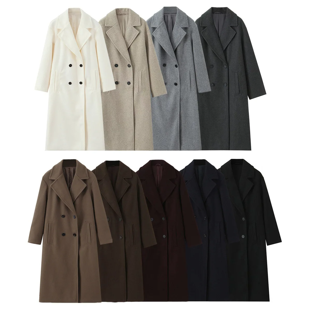 Модное длинное мягкое пальто-жакет, новинка зимы, свободный крой, классический воротник, шелковый материал, средней толщины, для молодых...
Модное длинное мягкое пальто-жакет, новинка зимы, свободный крой, классический воротник, шелковый материал, средней толщины, для молодых...