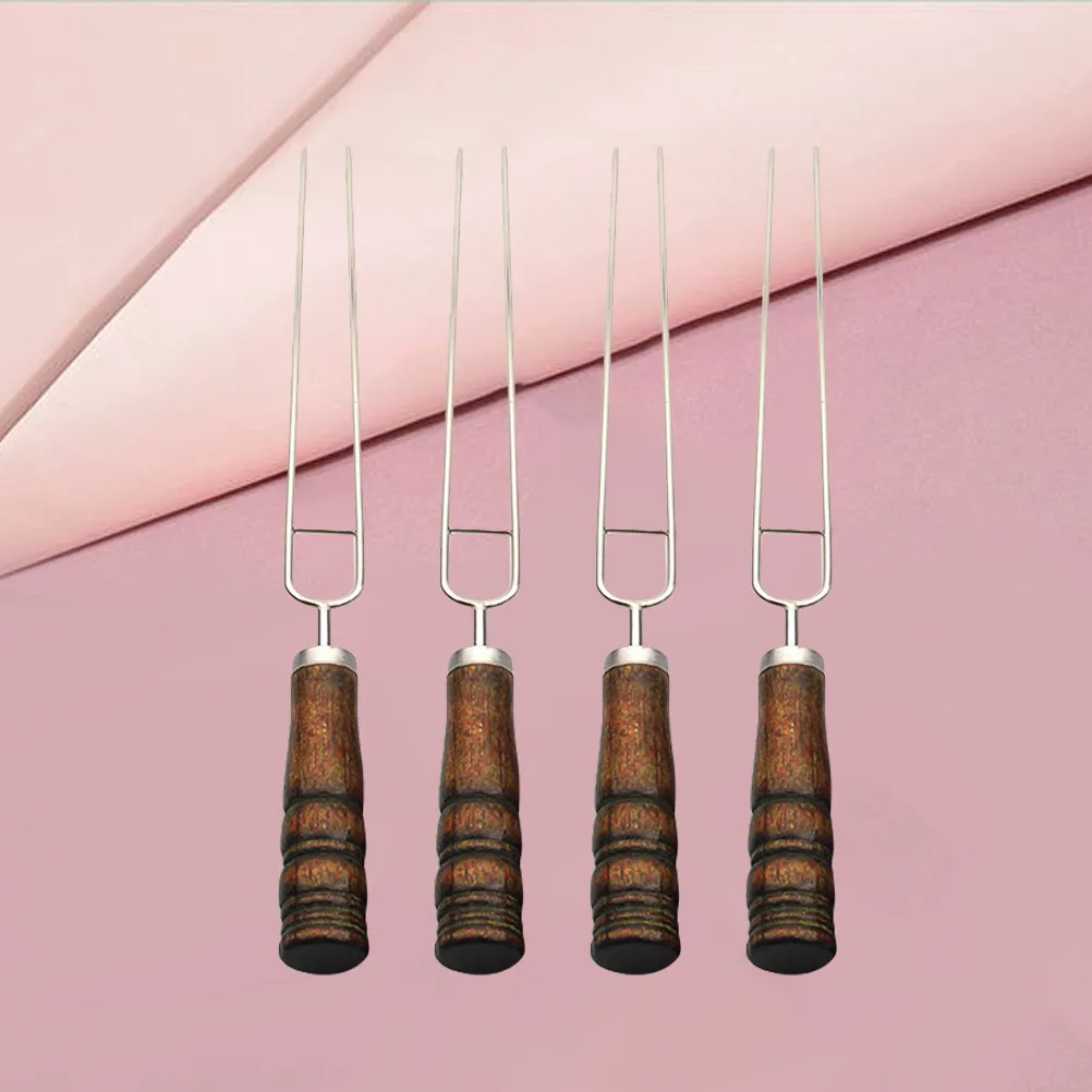 4pcs Stainless Steel Barbecue Stick Rustproof Premium Grilled Chicken Wings Kebabs Outdoor Bbq Camping Portable Skewer Fork
4pcs Stainless Steel Barbecue Stick Rustproof Premium Grilled Chicken Wings Kebabs Outdoor Bbq Camping Portable Skewer Fork