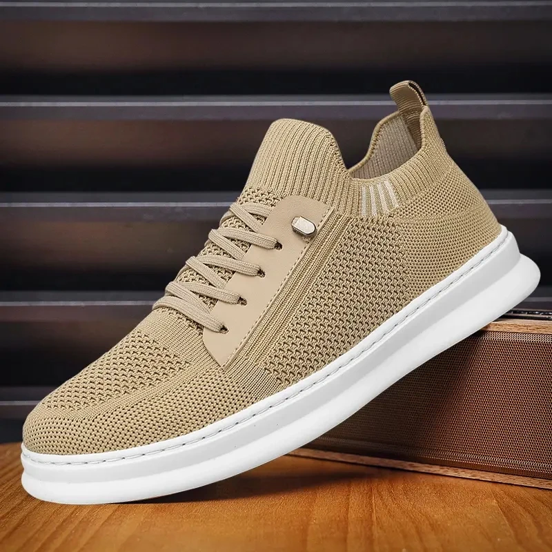 Light Stretch Knit Casual Footwear for Men Summer Hand Woven Cloth Flexible Outsole Daily Street Walking Shoe
Light Stretch Knit Casual Footwear for Men Summer Hand Woven Cloth Flexible Outsole Daily Street Walking Shoe