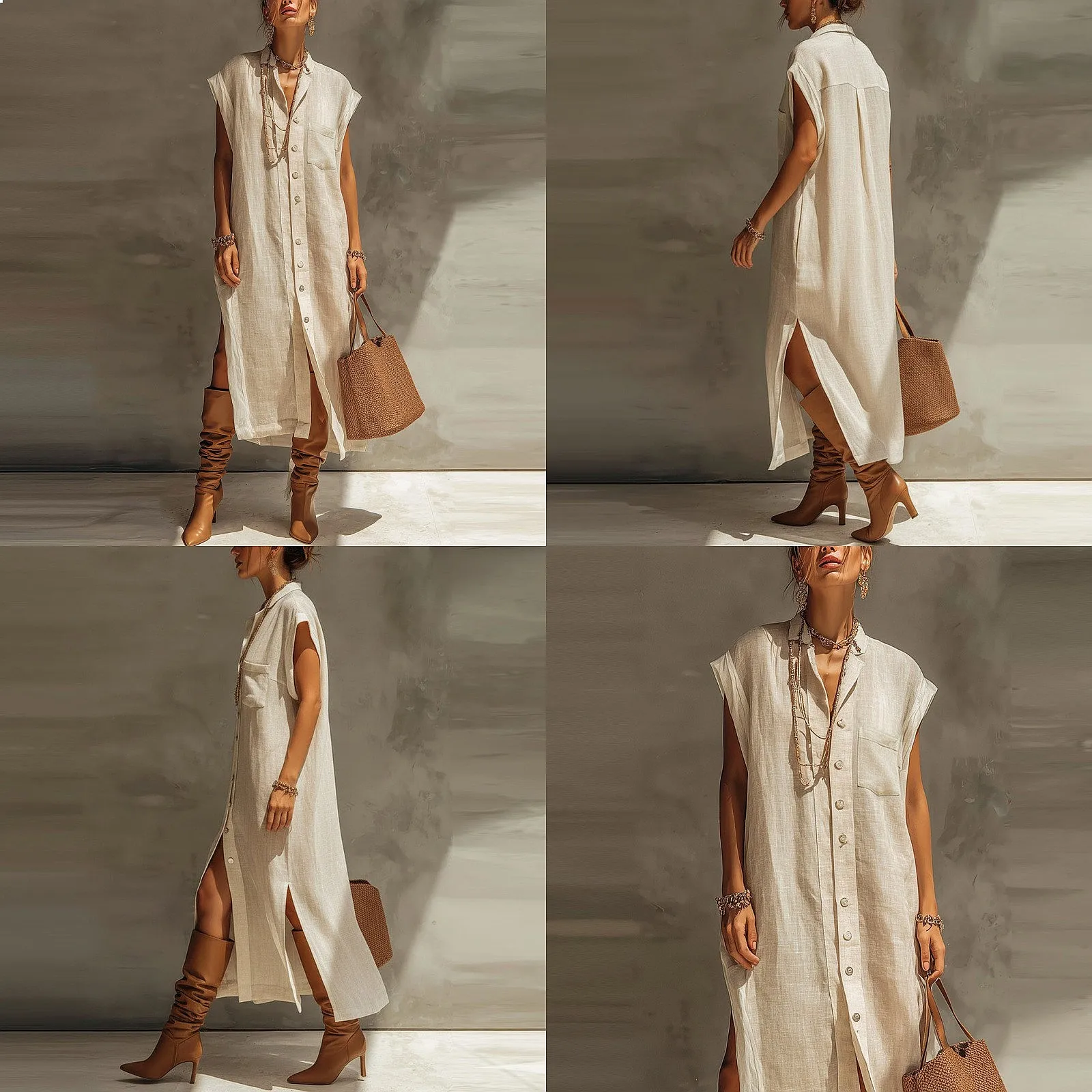 Open Front Cardigan Shirt Dress Solid Loose Split Casual Dresses Spring Summer Oversized Tunic Blouse Top
Open Front Cardigan Shirt Dress Solid Loose Split Casual Dresses Spring Summer Oversized Tunic Blouse Top