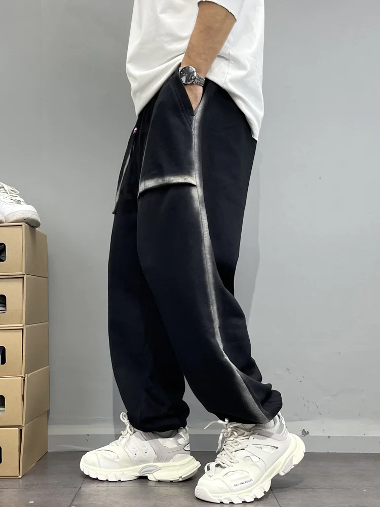 American Streetwear Vintage Waed Color Blo Loopba Cloth Men's Loose Cuffed Sports Casual Pants High Street Hip Hop Trend
American Streetwear Vintage Waed Color Blo Loopba Cloth Men's Loose Cuffed Sports Casual Pants High Street Hip Hop Trend