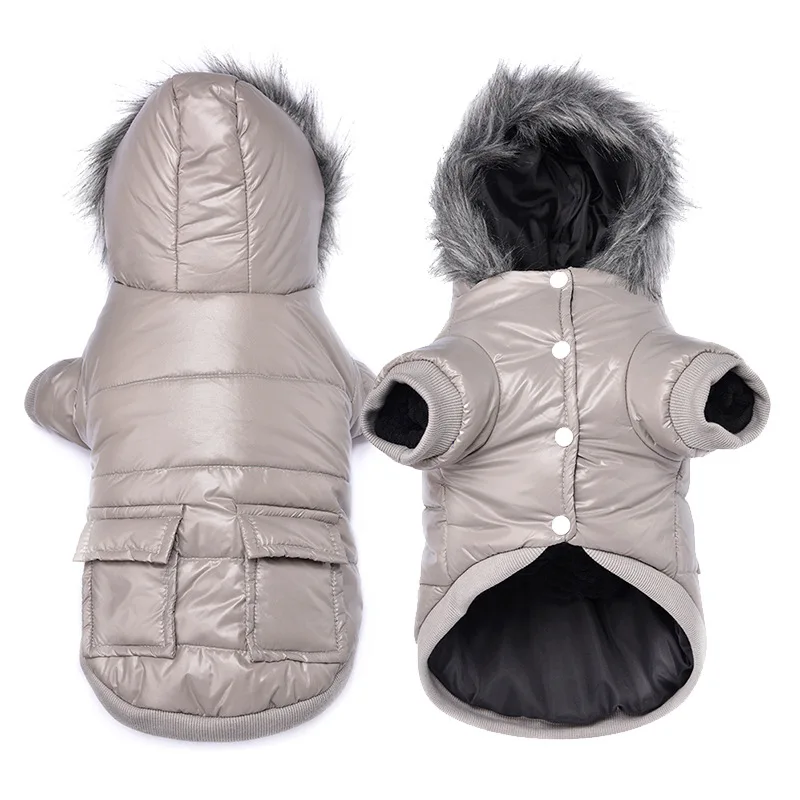 Dog winter down jacket with cold insulation and windproof hooded jacket, small and medium-sized teddy bears Chihuahuas
Dog winter down jacket with cold insulation and windproof hooded jacket, small and medium-sized teddy bears Chihuahuas