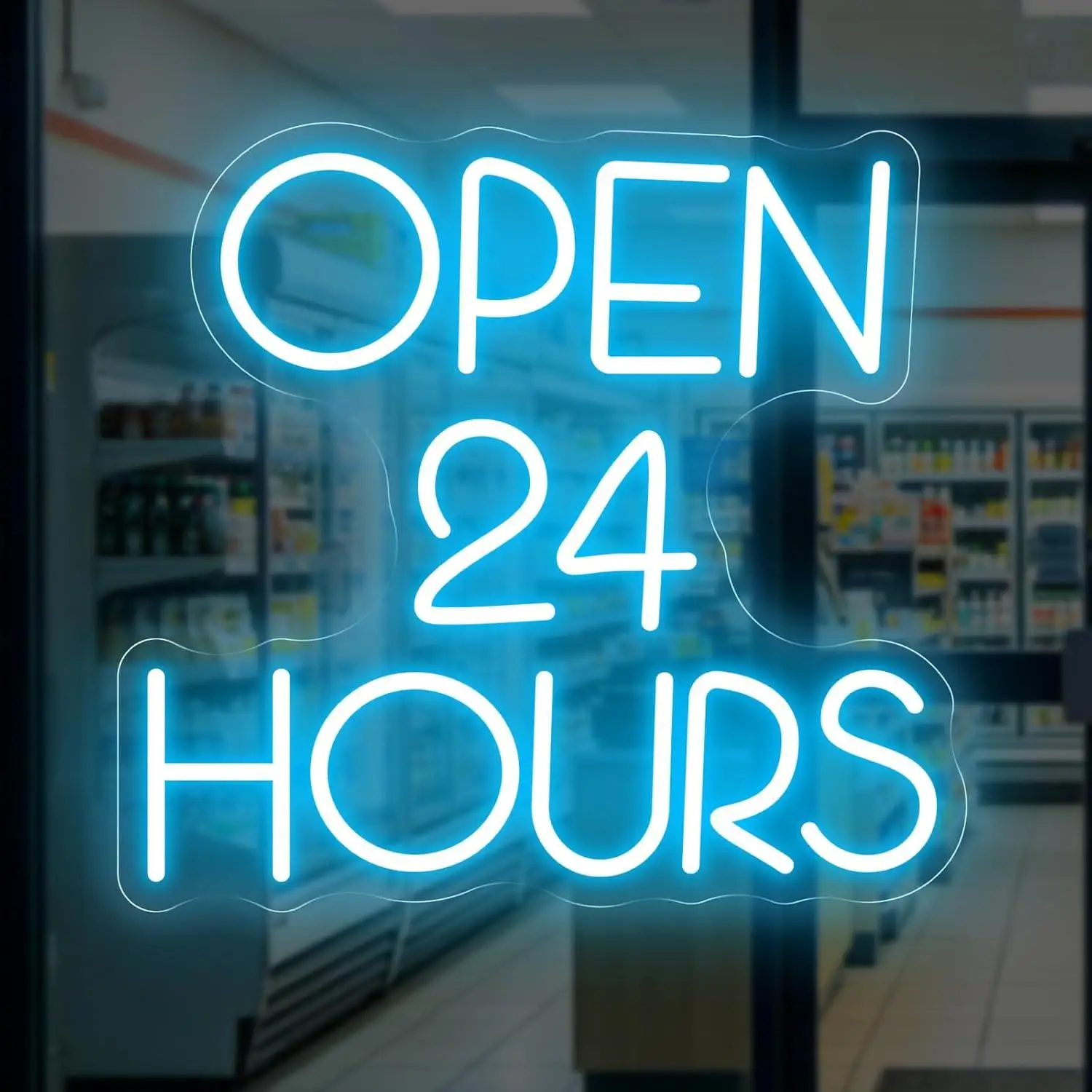 Open 24 Hours Neon Sign USB Dimmable LED Light for Shop Club Bar Business Storefront Wall Art Welcome Decor Gifts Night Light
Open 24 Hours Neon Sign USB Dimmable LED Light for Shop Club Bar Business Storefront Wall Art Welcome Decor Gifts Night Light