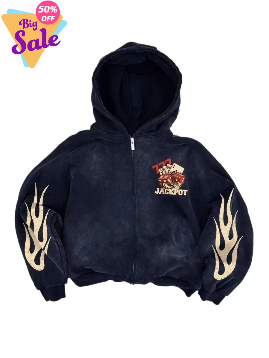 New Trend Hoodie Sportswear Loose Fashion Hoodie Y2K Personalized Printed Sweatshirt Harajuku Jacket Gothic Zipper Casual
New Trend Hoodie Sportswear Loose Fashion Hoodie Y2K Personalized Printed Sweatshirt Harajuku Jacket Gothic Zipper Casual