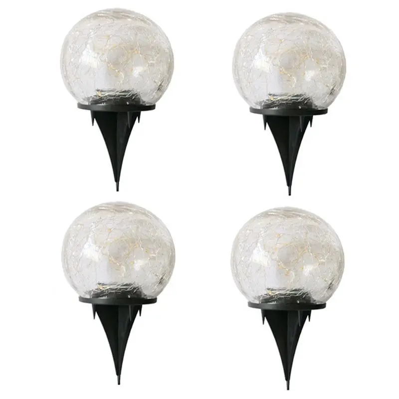 Солнечные садовые светильники ABUL-4 (4 шт.) с LED-подсветкой, в виде кракелюрных стеклянных шаров, на солнечной энергии, для дорожек, дворов, патио, газонов (как показано на фото)
Солнечные садовые светильники ABUL-4 (4 шт.) с LED-подсветкой, в виде кракелюрных стеклянных шаров, на солнечной энергии, для дорожек, дворов, патио, газонов (как показано на фото)