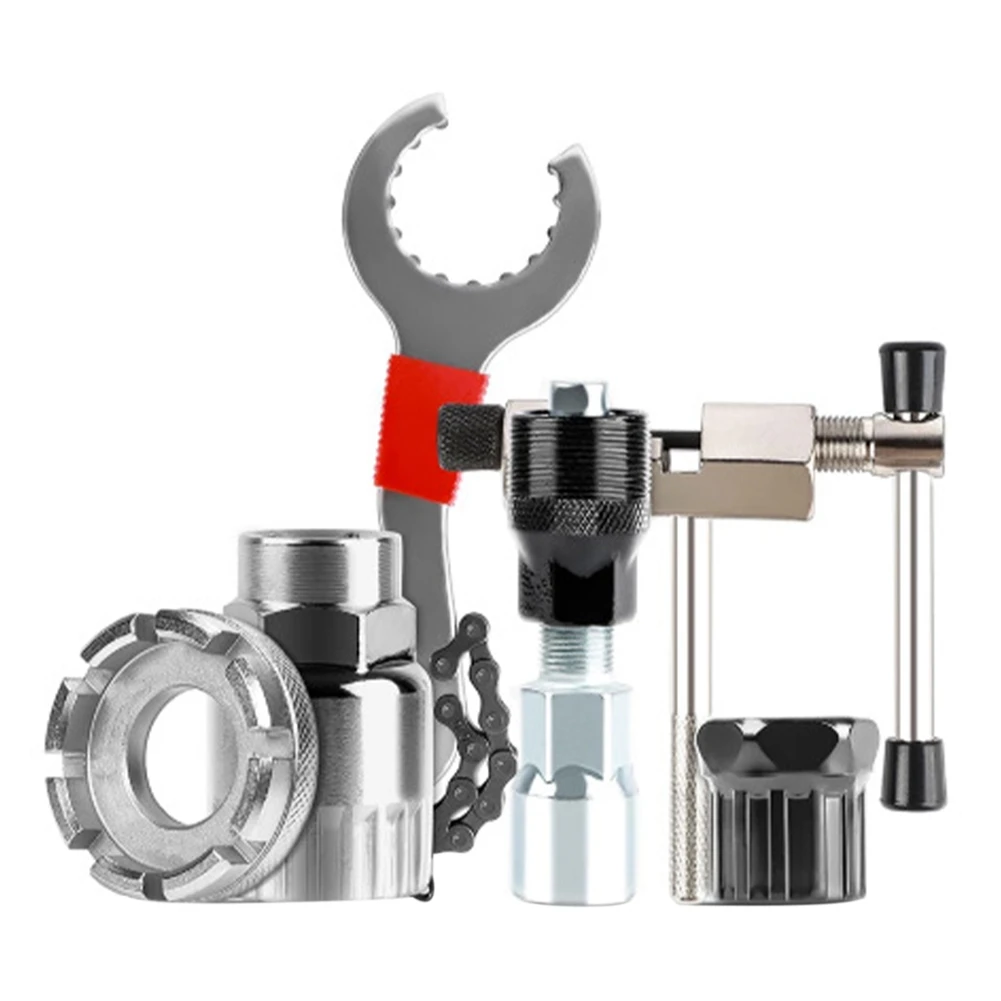 AA90-6 шт./компл. инструмент для снятия кассеты для велосипеда, ремонт велосипеда, горный многофункциональный нержавеющий кривошипный экстрактор, портативный
AA90-6 шт./компл. инструмент для снятия кассеты для велосипеда, ремонт велосипеда, горный многофункциональный нержавеющий кривошипный экстрактор, портативный