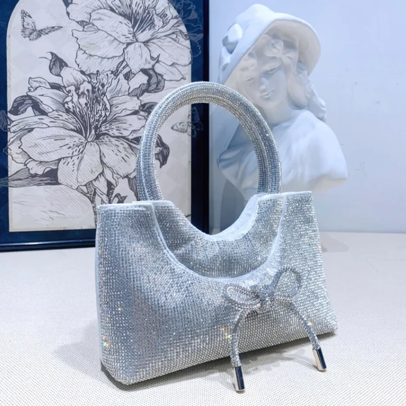 Fashion Bow Tote Bags for Women Trend 2024 Party Diamond Handbag Luxury High Quality Cute Evening Crossbody Shoulder Bag Ladies
Fashion Bow Tote Bags for Women Trend 2024 Party Diamond Handbag Luxury High Quality Cute Evening Crossbody Shoulder Bag Ladies