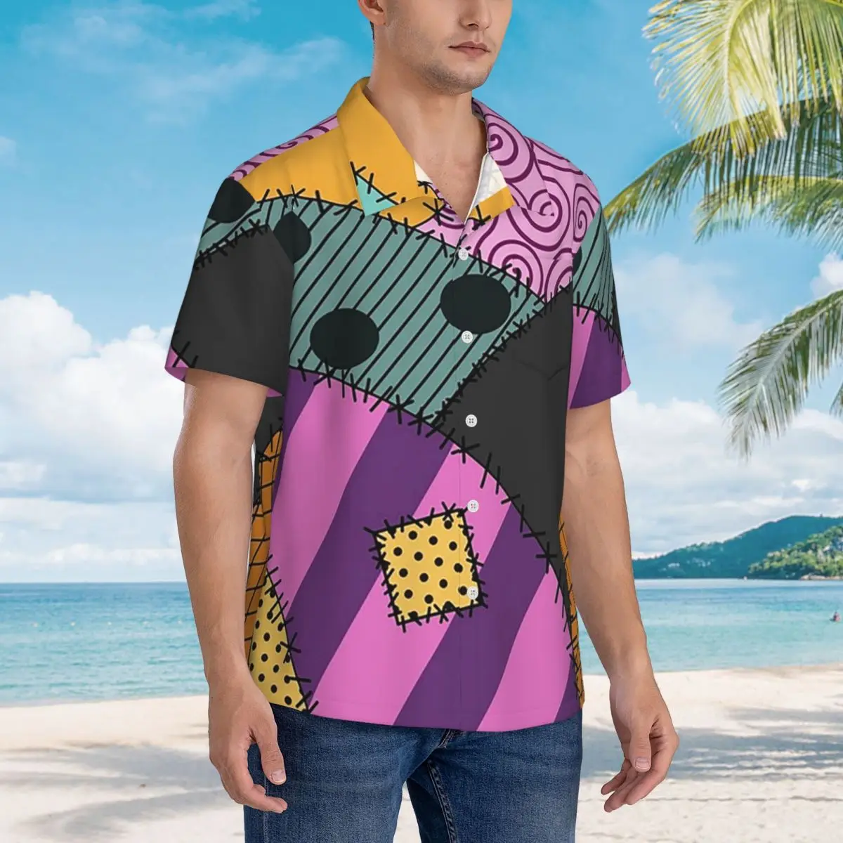 Sally Ragdoll Hawaiian Shirts Casual Men Short Sleeve Shirt for Summer Beach Men's Button Tops
Sally Ragdoll Hawaiian Shirts Casual Men Short Sleeve Shirt for Summer Beach Men's Button Tops
