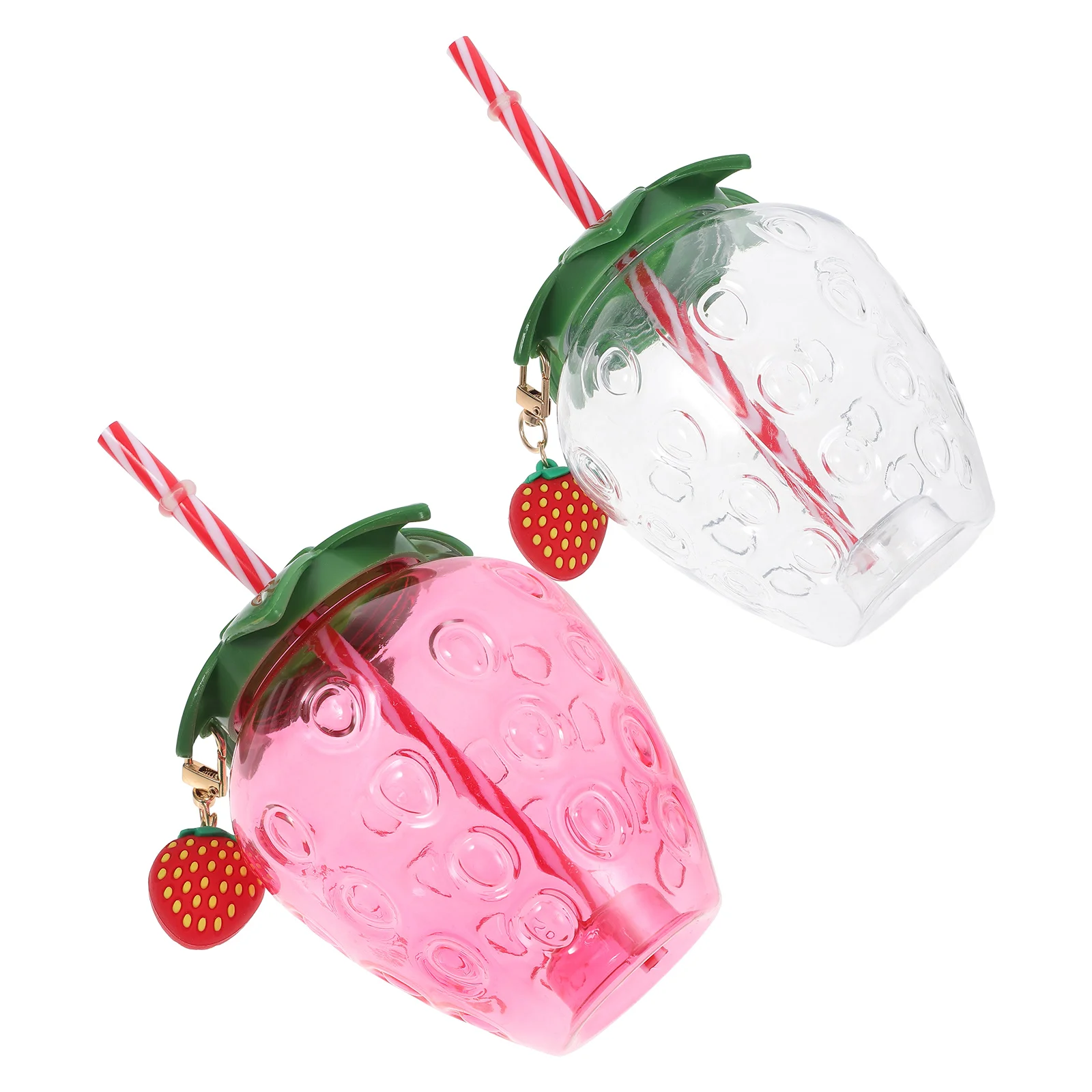 2 pcs Strawberry Sippy Cups Shaped Tumblers Lids Straws Plastic Lightweight Students Tea Water Juice Cleaning Glassware
2 pcs Strawberry Sippy Cups Shaped Tumblers Lids Straws Plastic Lightweight Students Tea Water Juice Cleaning Glassware