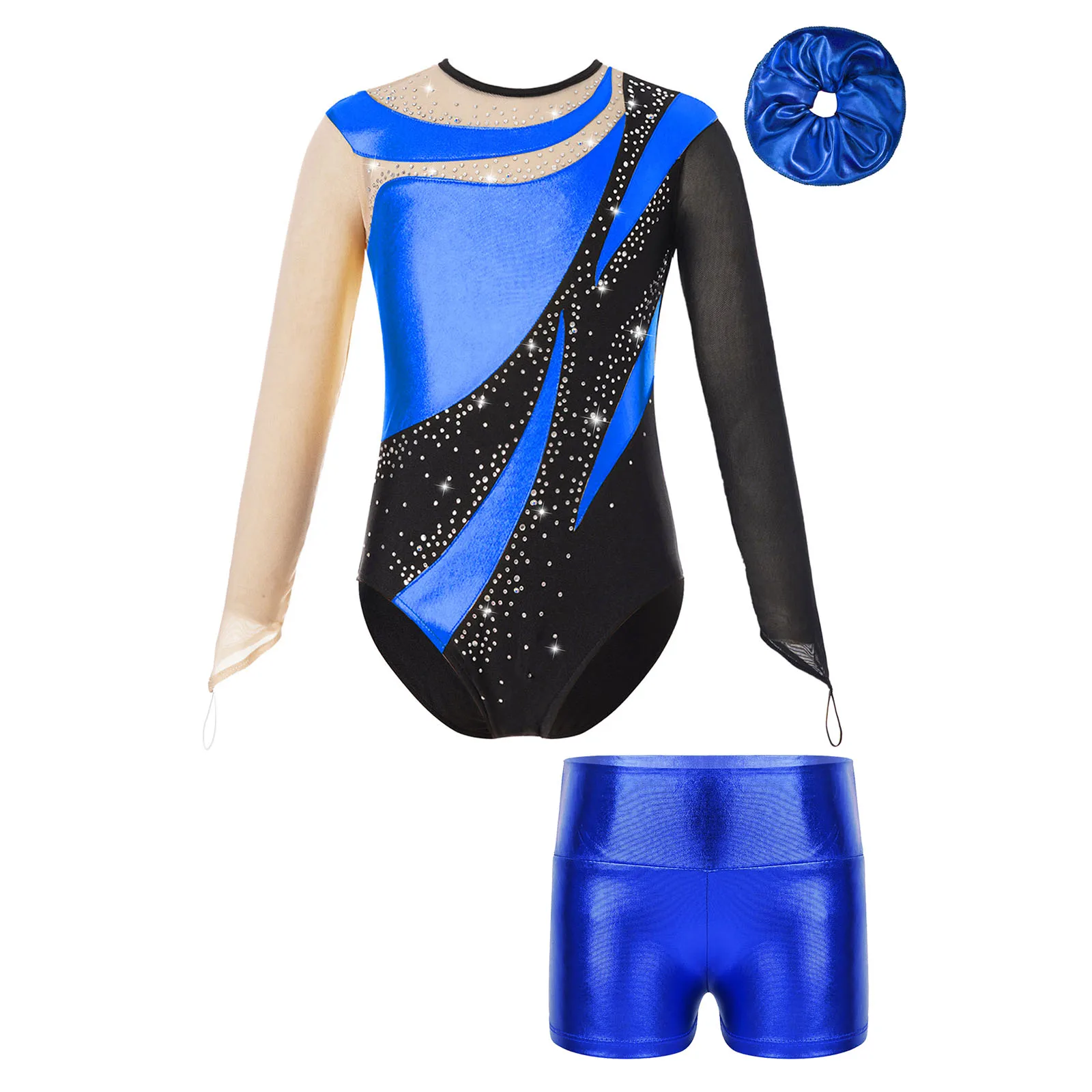 Kids Girls Ballet Dance Outfits Figure Skating Acrobatics Gymnastics Performance Costume Long Sleeve Rhinestone Leotard Shorts
Kids Girls Ballet Dance Outfits Figure Skating Acrobatics Gymnastics Performance Costume Long Sleeve Rhinestone Leotard Shorts