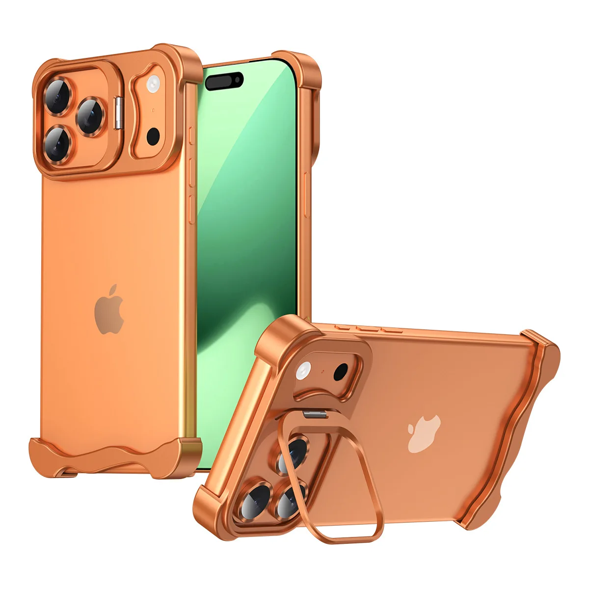 Fashion Solid Color Metal Phone Case for iPhone 17 Air 16 15 14 Pro Max with Bracket Protective Cover
Fashion Solid Color Metal Phone Case for iPhone 17 Air 16 15 14 Pro Max with Bracket Protective Cover