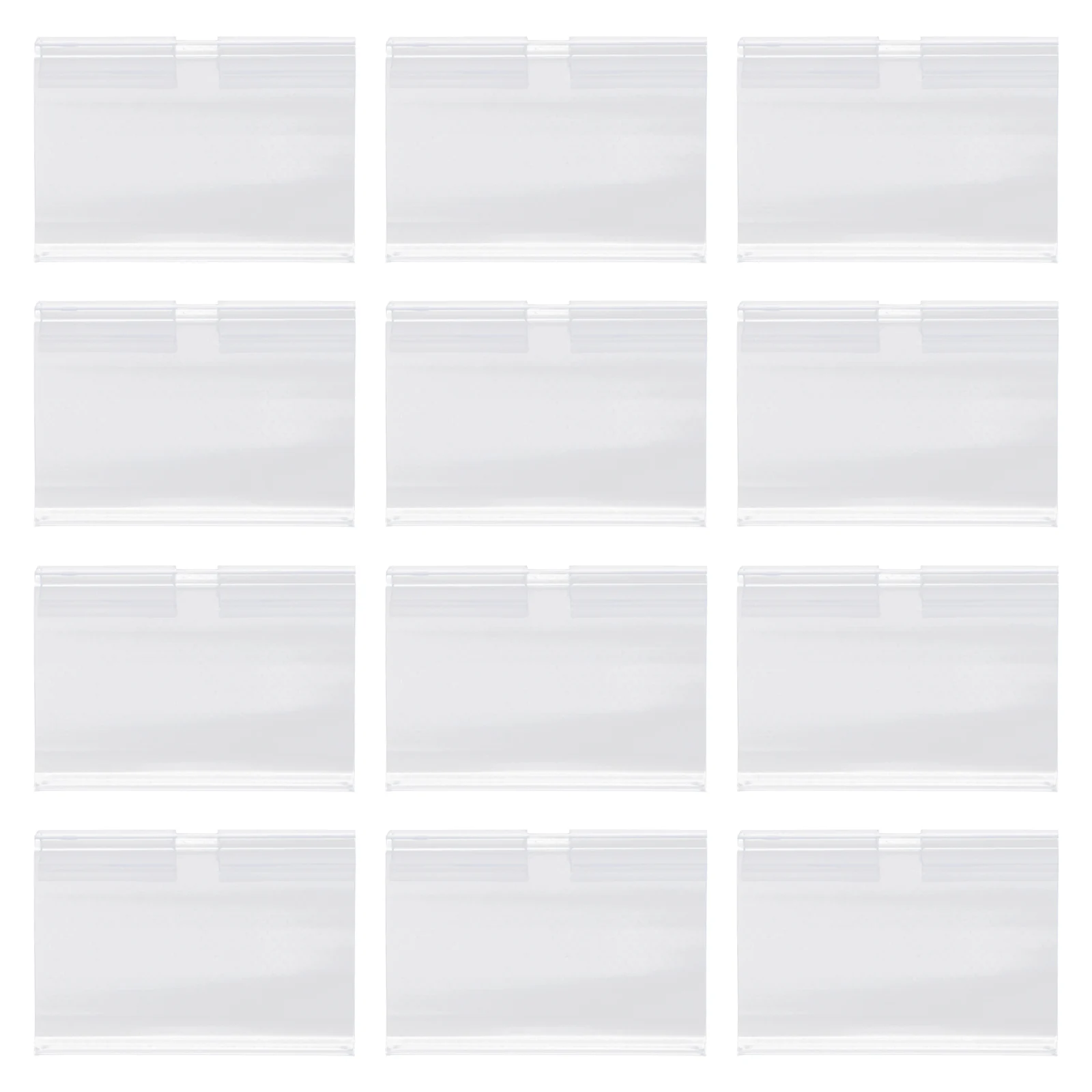 60 Pcs Price Tag Label Holder Clear Transparent Supermarket Retail Shop Shelves Display Pocket Easy Install Use Card
60 Pcs Price Tag Label Holder Clear Transparent Supermarket Retail Shop Shelves Display Pocket Easy Install Use Card