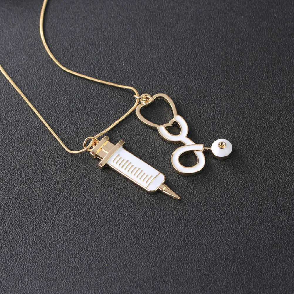 Stethoscope Necklace Metal Pendant Snake Chain Gifts Non Allergy Fashion Jewelry Medical Accessories Unique Chic Popular Decor
Stethoscope Necklace Metal Pendant Snake Chain Gifts Non Allergy Fashion Jewelry Medical Accessories Unique Chic Popular Decor