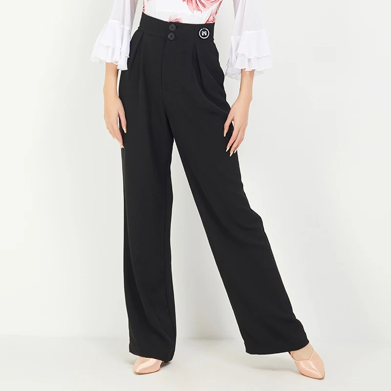 Modern Dance Pants For Women New Straight Leg High Waisted Pants Training Clothes Chacha Rumba Latin Dance Practice Wear DQS1397
Modern Dance Pants For Women New Straight Leg High Waisted Pants Training Clothes Chacha Rumba Latin Dance Practice Wear DQS1397