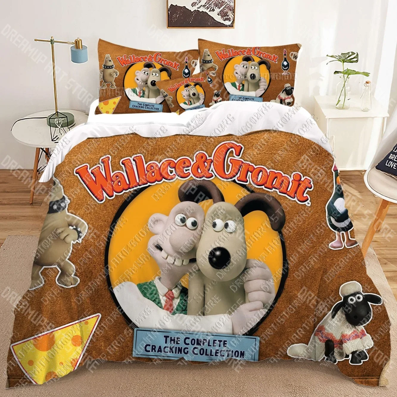 Комплекты постельного белья Wallace & Gromit с 3D принтом, пододеяльник для взрослых, детское постельное одеяло, подарок на день рождения, дропшиппинг
Комплекты постельного белья Wallace & Gromit с 3D принтом, пододеяльник для взрослых, детское постельное одеяло, подарок на день рождения, дропшиппинг