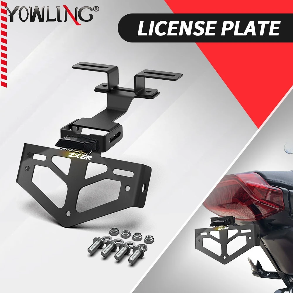 For KAWASAKI ZX6R ZX7R ZX9R ZX10R ZZR1200 ZZR1400 ZZR600 Motorcycle Fender Eliminator Aluminium Tail Number Plate Holder Bracket
For KAWASAKI ZX6R ZX7R ZX9R ZX10R ZZR1200 ZZR1400 ZZR600 Motorcycle Fender Eliminator Aluminium Tail Number Plate Holder Bracket