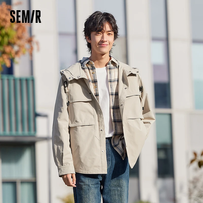 Semir Jacket Men Spring 2025 Minimalist Solid Color Daily Commute Coat Casual Workwear Style Outdoor Top
Semir Jacket Men Spring 2025 Minimalist Solid Color Daily Commute Coat Casual Workwear Style Outdoor Top