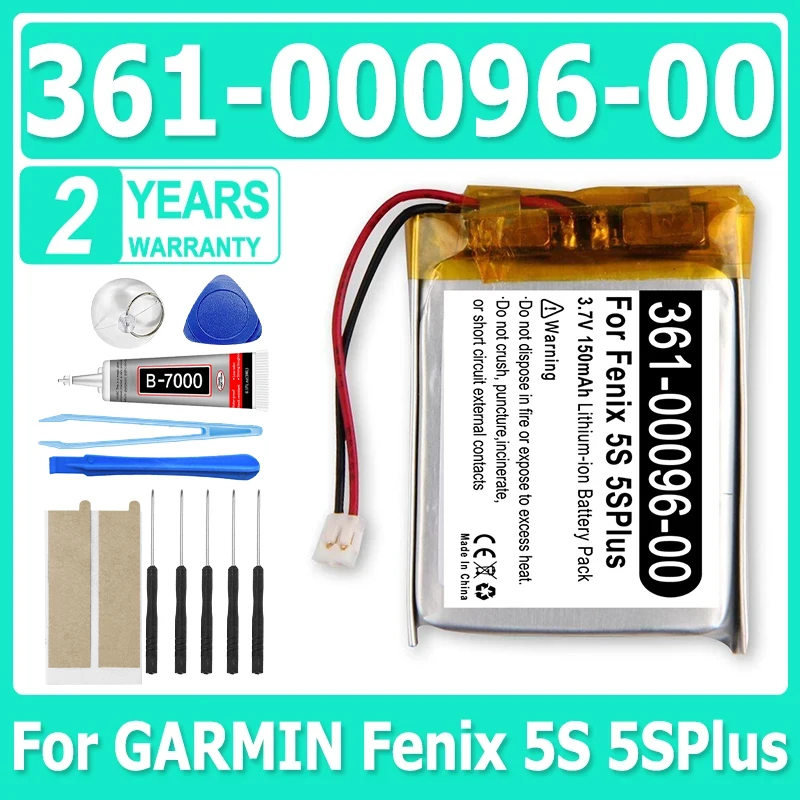 361-00096-00 Аккумулятор 150 мАч для GARMIN Fenix 5S 5SPlus Fenix 5S Plus Сапфировый аккумулятор для часов GPS ASDB371828-P1 + инструменты
361-00096-00 Аккумулятор 150 мАч для GARMIN Fenix 5S 5SPlus Fenix 5S Plus Сапфировый аккумулятор для часов GPS ASDB371828-P1 + инструменты