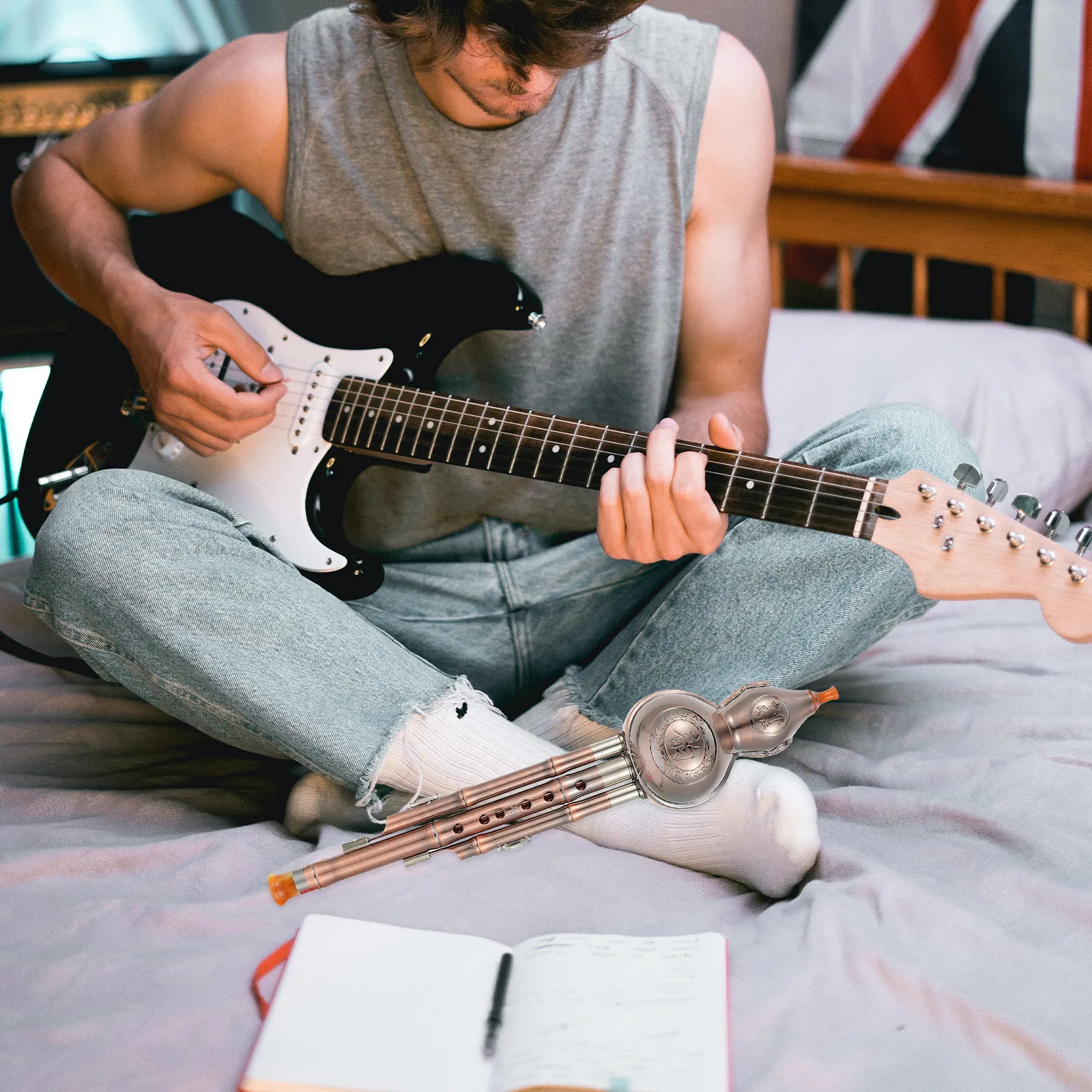 Набор: Подлинная китайская флейта-горлянка (кукурбит-флейта) для начинающих, для отработки чистого звука, традиционный инструмент, ПП
Набор: Подлинная китайская флейта-горлянка (кукурбит-флейта) для начинающих, для отработки чистого звука, традиционный инструмент, ПП