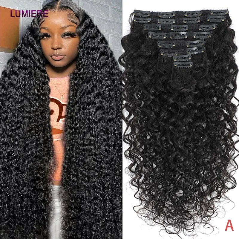 Afro Kinky Deep Water Curly Wave Clip in Hair Extensions Human Hair Clip ons Hair Extensions Invisible Clip ins Hair For Women
Afro Kinky Deep Water Curly Wave Clip in Hair Extensions Human Hair Clip ons Hair Extensions Invisible Clip ins Hair For Women