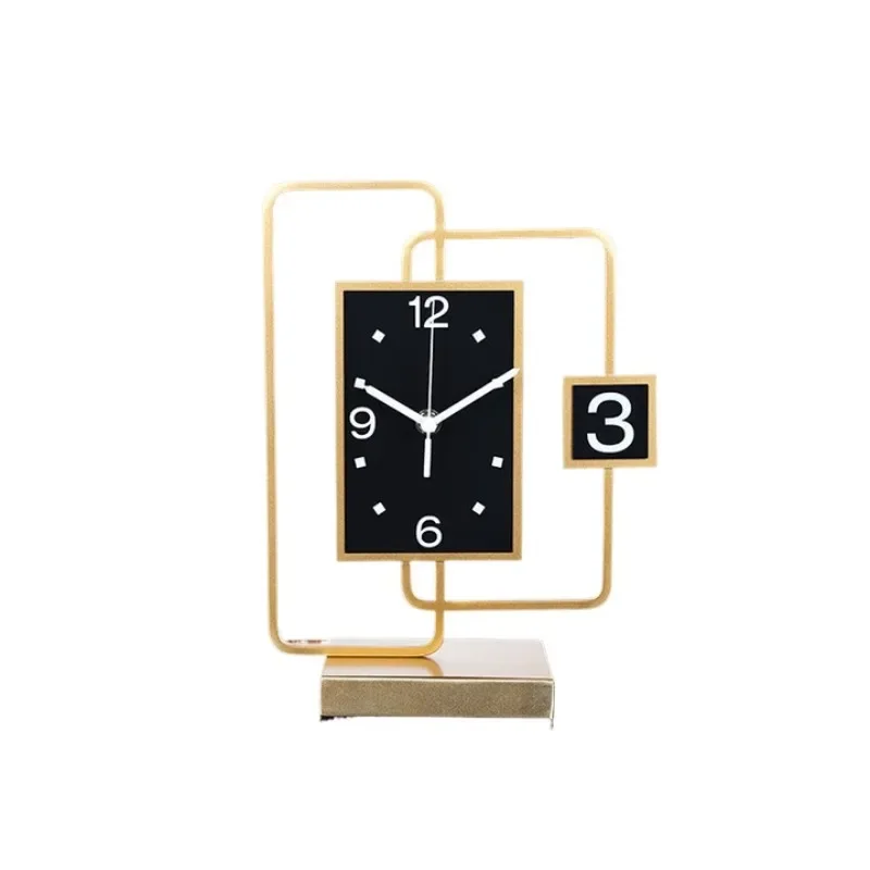 Modern simple table clock clock ornament
Modern simple table clock clock ornament