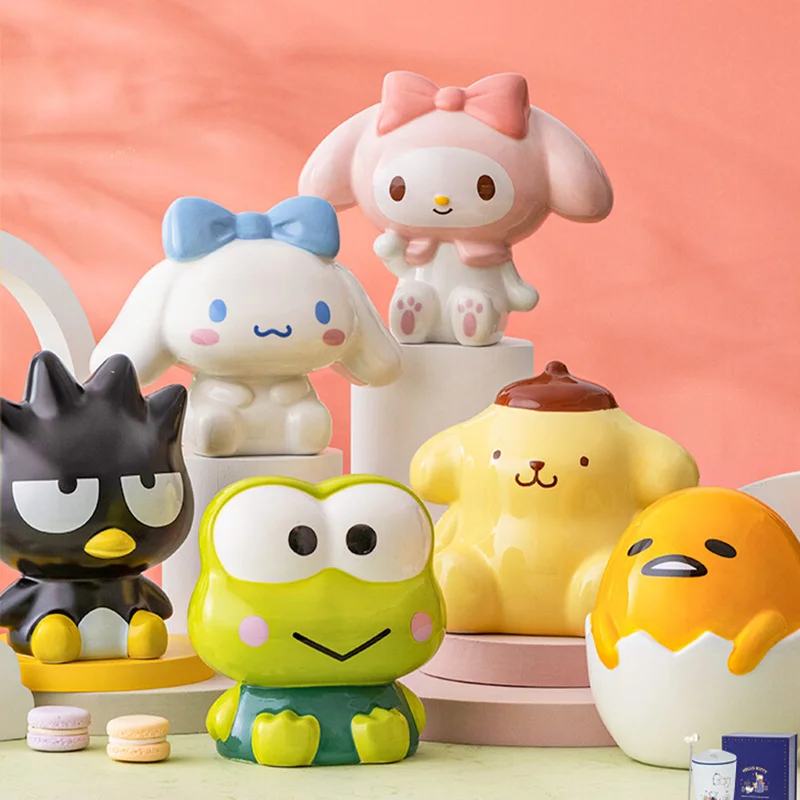 Anime Sanrio Kawaii My Melody Kuromi Money Saving Box Case Cute Cartoon Shaped Money Box Savings Box Coins Ceramic Piggy Bank
Anime Sanrio Kawaii My Melody Kuromi Money Saving Box Case Cute Cartoon Shaped Money Box Savings Box Coins Ceramic Piggy Bank