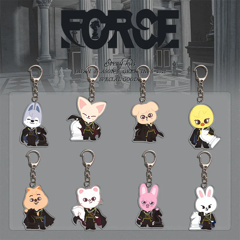 New STRAY KIDS FORCE Acrylic Keychain Pendant Backpack Key Pendant Hwang Hyun-chen Peripheral Fan Support Gift
New STRAY KIDS FORCE Acrylic Keychain Pendant Backpack Key Pendant Hwang Hyun-chen Peripheral Fan Support Gift