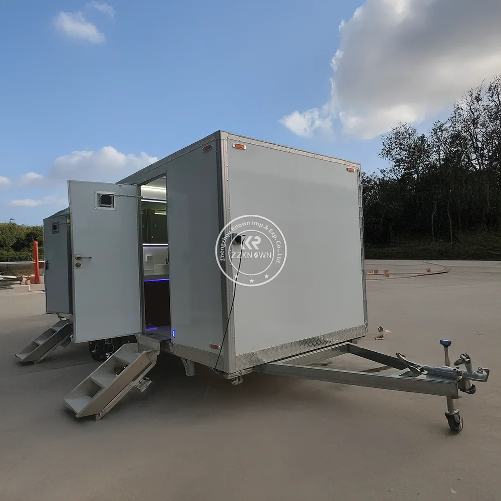 Portable Restroom Trailer Toilet Trailer Customized Portable Bathroom Luxury Restroom Trailer For Sale
Portable Restroom Trailer Toilet Trailer Customized Portable Bathroom Luxury Restroom Trailer For Sale
