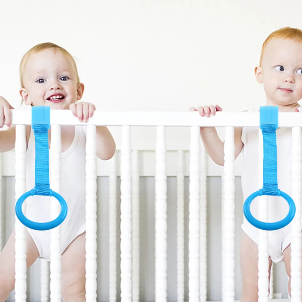 4Pcs Baby Pull Rings Infant Crib Hanging Rings Portable Toddler Pull Up Handle Walking Assist Tool Safe Grip Stand Ring
4Pcs Baby Pull Rings Infant Crib Hanging Rings Portable Toddler Pull Up Handle Walking Assist Tool Safe Grip Stand Ring