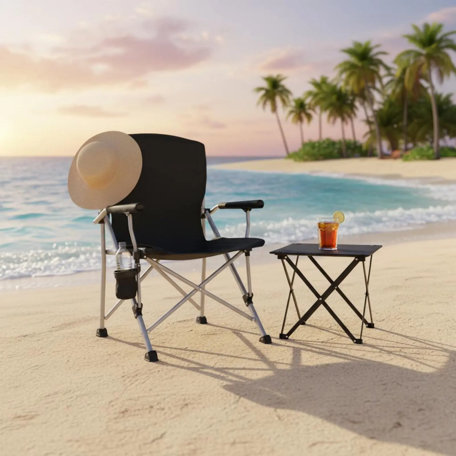 Folding Camp Chair Armrests Portable Folding Chair Outdoor Seating Stable Frame Compact for Beach, Park
Folding Camp Chair Armrests Portable Folding Chair Outdoor Seating Stable Frame Compact for Beach, Park