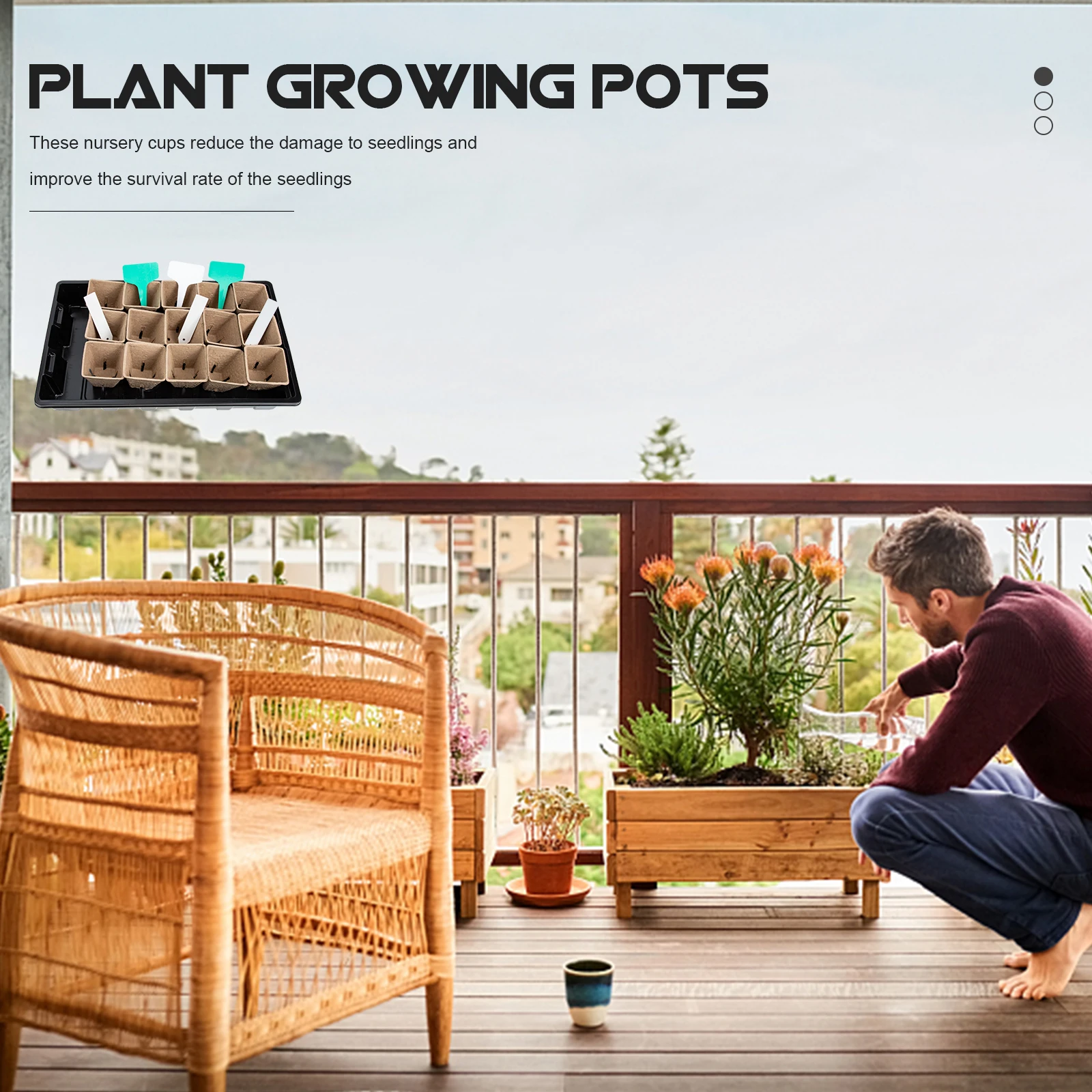 Biodegradable Planting Nursery Pots Degradable Peat Cups Eco Friendly Seedling Containers Plastic for transplanting
Biodegradable Planting Nursery Pots Degradable Peat Cups Eco Friendly Seedling Containers Plastic for transplanting