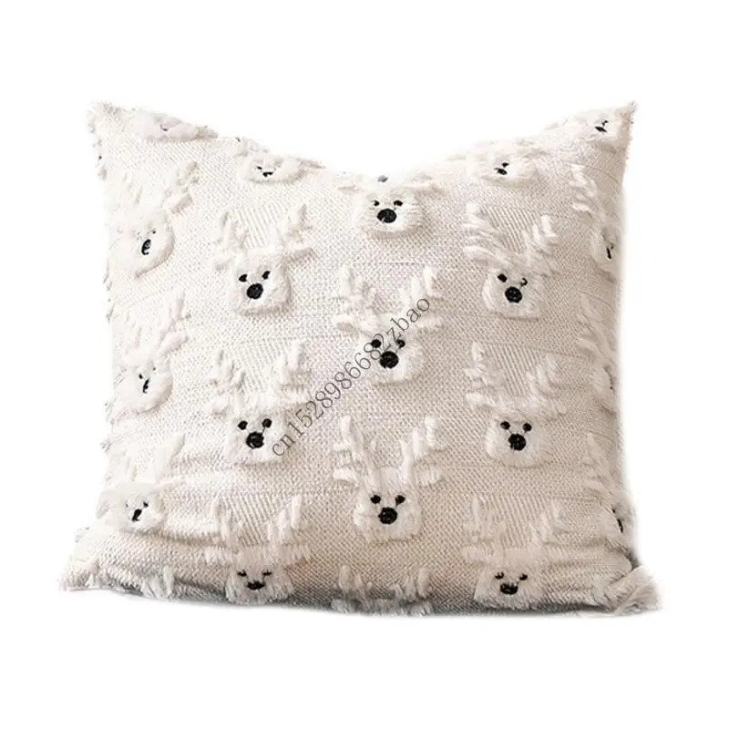 H7EA Pillowcase Рождественская голова оленя Декоративная наволочка 45x45 см мягкая наволочка корпуса
H7EA Pillowcase Рождественская голова оленя Декоративная наволочка 45x45 см мягкая наволочка корпуса