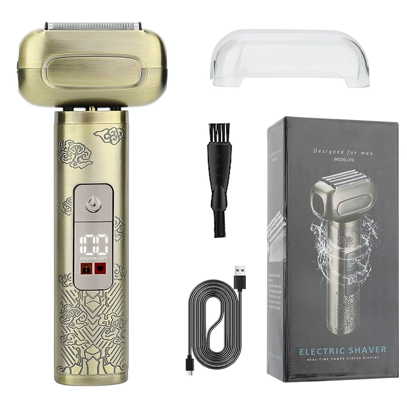 SUTTIK 276, новая мужская профессиональная электробритва с 4 лезвиями, цельнометаллическая электробритва, моющаяся цифровая бритва для бороды с ЖК-дисплеем
SUTTIK 276, новая мужская профессиональная электробритва с 4 лезвиями, цельнометаллическая электробритва, моющаяся цифровая бритва для бороды с ЖК-дисплеем