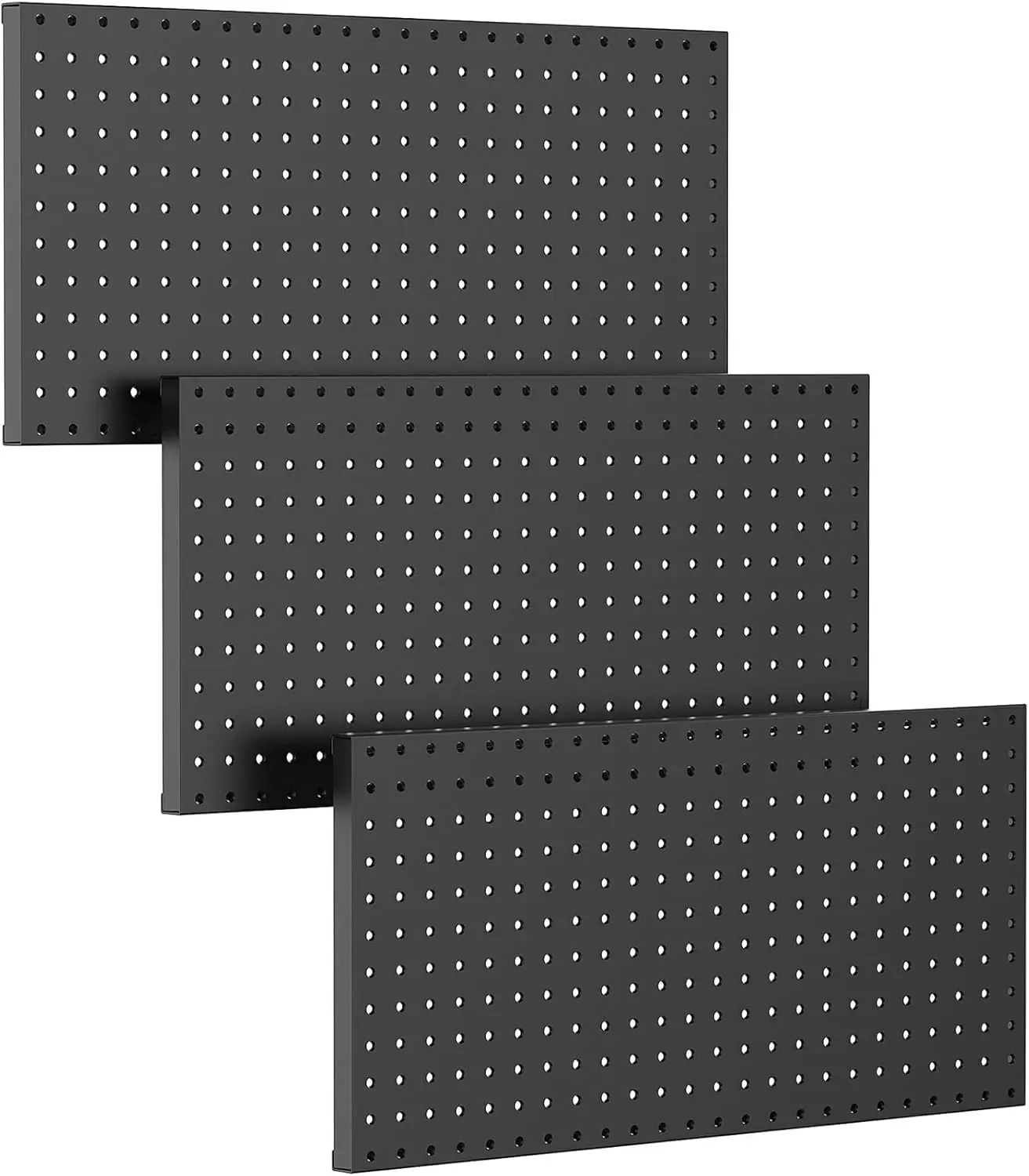 3-Pack Metal Pegboard Panels for Wall Garage Tool Storage, Organizer for Workbench and Shop, Black
3-Pack Metal Pegboard Panels for Wall Garage Tool Storage, Organizer for Workbench and Shop, Black