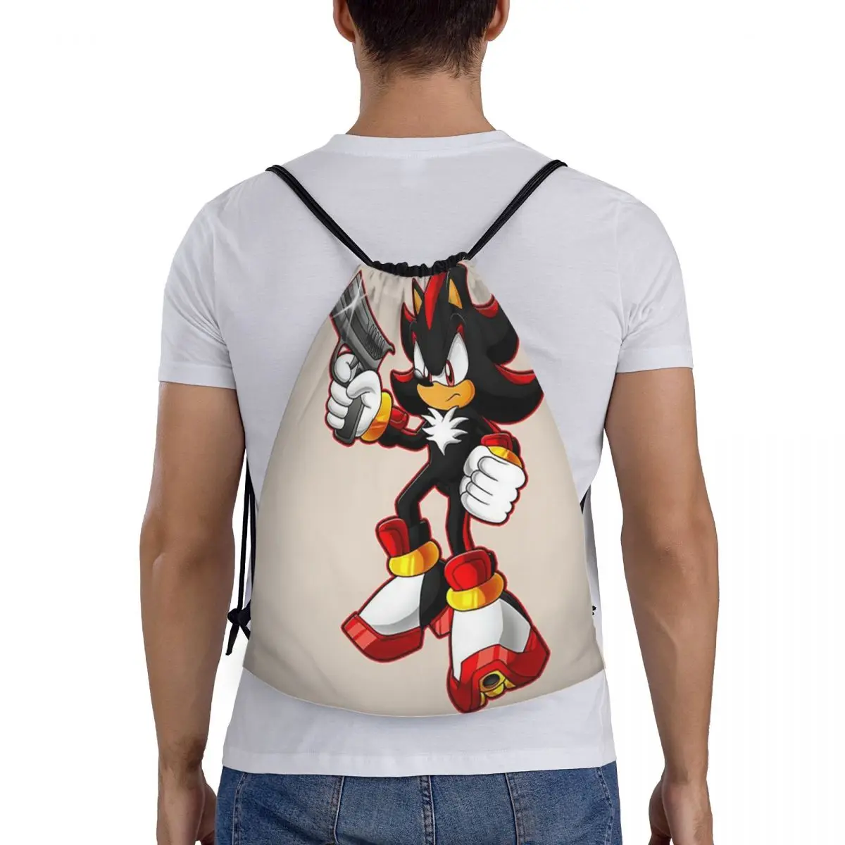 Shadow The Hedgehog Backpacks Casual Portable Drawstring Bundle Pocket Sundries Bag Book Bags For Travel Students
Shadow The Hedgehog Backpacks Casual Portable Drawstring Bundle Pocket Sundries Bag Book Bags For Travel Students